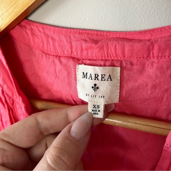 MAREA Watermelon Mackenzie Cover Up Mini Dress Size XS - Picture 5 of 6